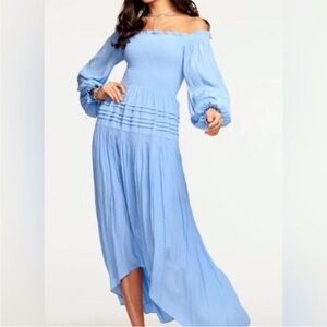 Ramy Brooke Homer Off The Shoulder Dress Small